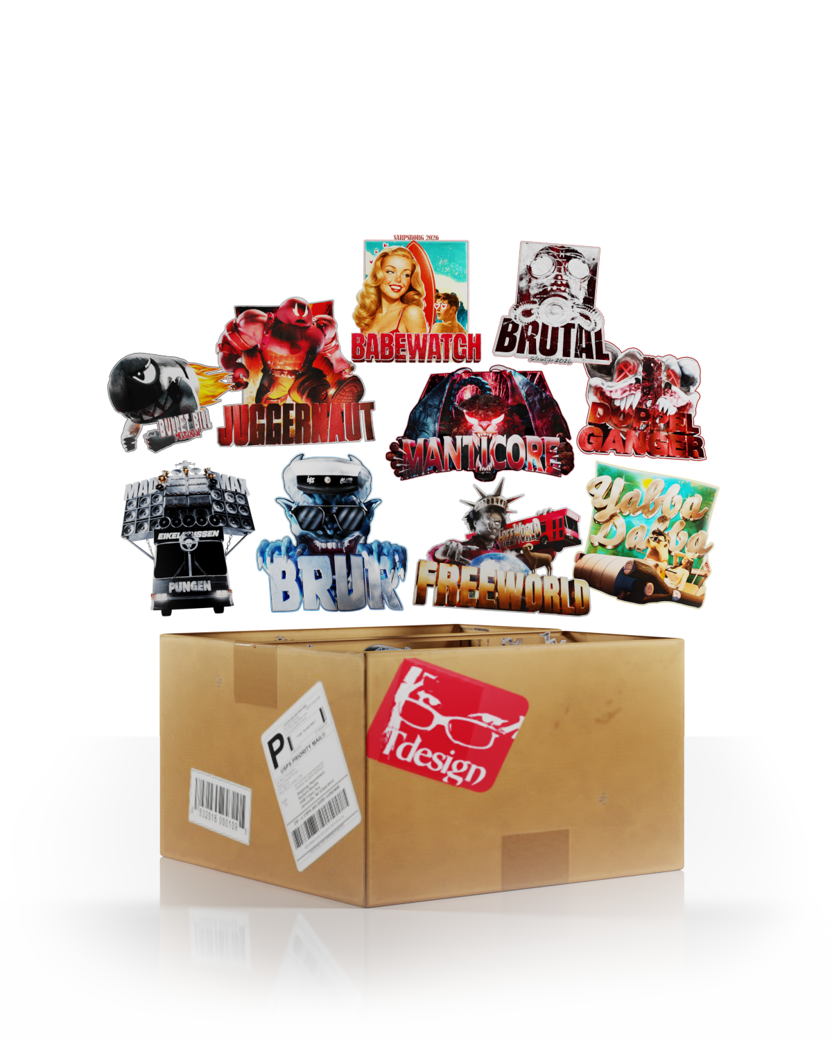Mystery Box – Stickerpakke